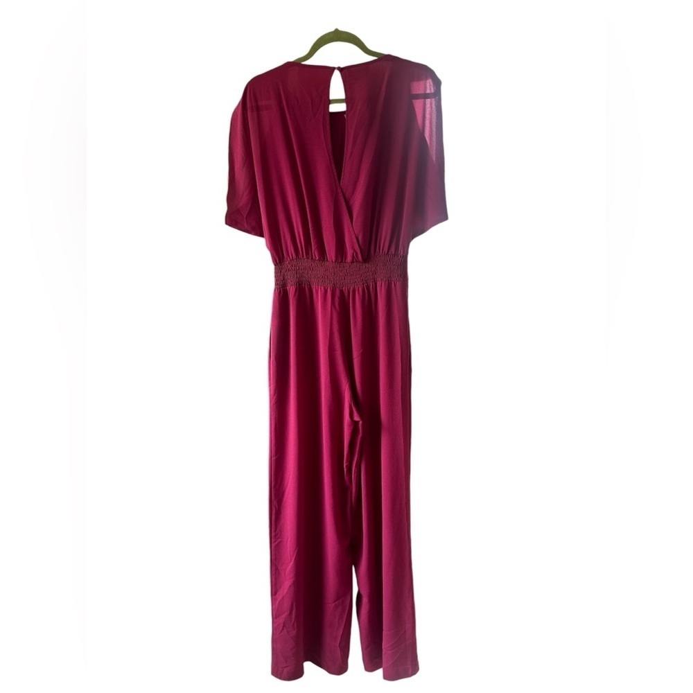 Red Wine Bebe Romper Size M NWT - Picture 2 of 2